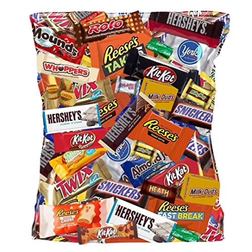 ULTIMATE Assorted CHOCOLATE Candy Mix! (4 Lbs.) Fun Mega Variety! Individually Wrapped Minis, Bulk, FRESH & DELICIOUS Fun Size Assortment