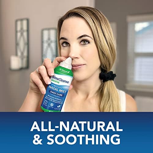SinuCleanse Daily Care Sterile Saline Fine Mist Nasal Spray, 4.5 Oz