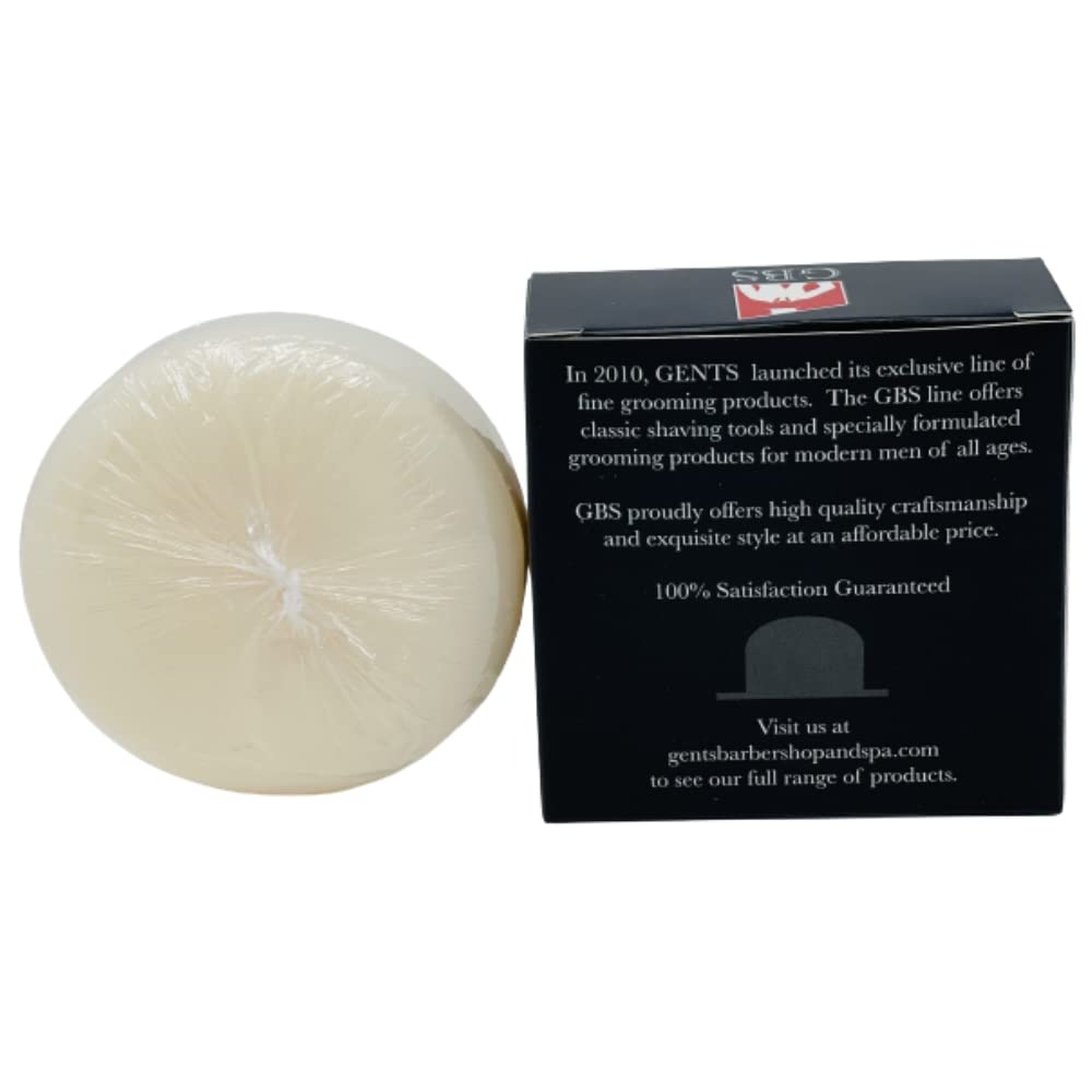 GENTS Men’s Shave Soap, 97% Natural Cedar Pine Scent, Rich Lather Wet Shaving, Traditional Shaving Soap for Men, 3oz Puck