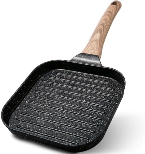 ESLITE LIFE Nonstick Grill Pan for Stove Tops, Versatile Griddle with Pour Spouts