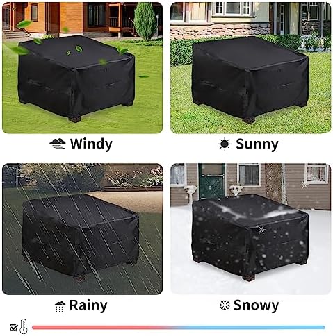 ALSTER Outdoor Chair Covers, Patio Chair Covers (35" L x 40" W x 33" H), Durable and Waterproof Outdoor Furniture Covers for Lounge Deep Seat