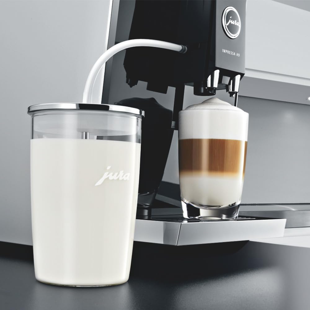 Jura 72570 Glass Milk Container, 9.2 x 9.2 x 13.5 cm