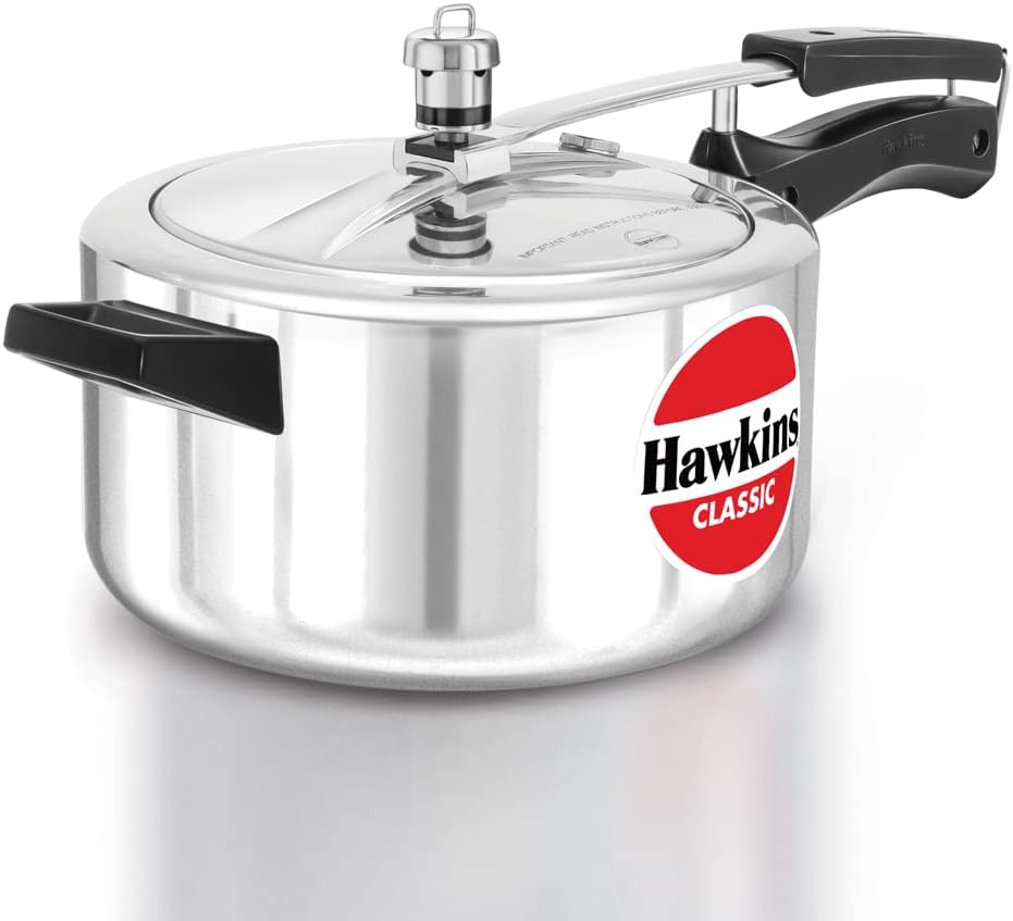 Hawkins Classic Aluminum 6.5 Litre Pressure Cooker