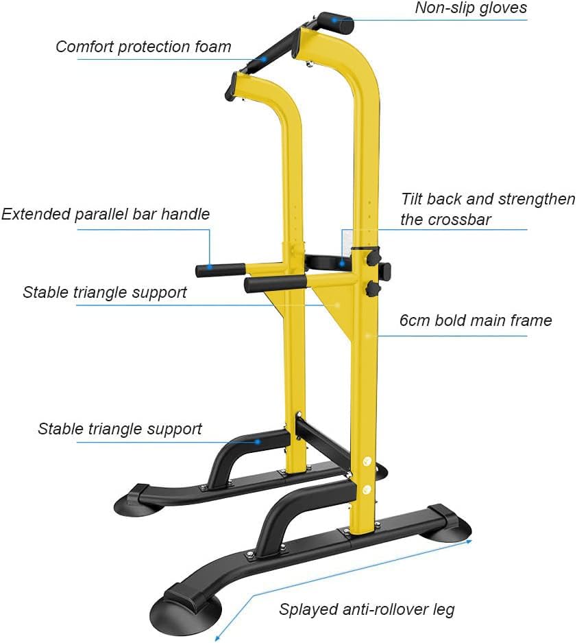 SogesHome Multi-Function Power Tower Pull Up Bar Dip Station for Home Gym