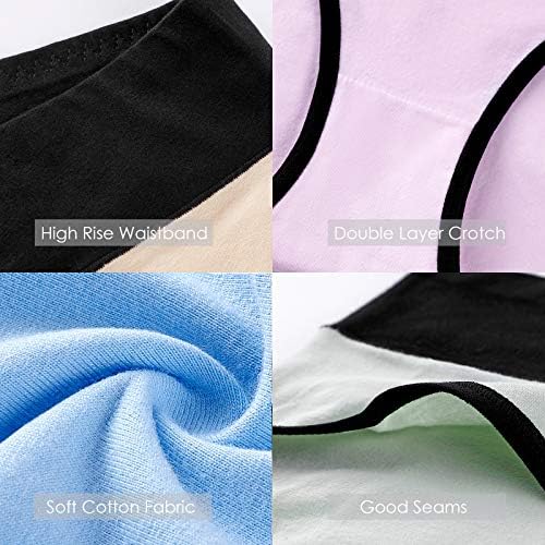 Annenmy Postpartum Underwear Women High Waisted Cotton Underwear Breathable C Section Panties Tummy Control Briefs