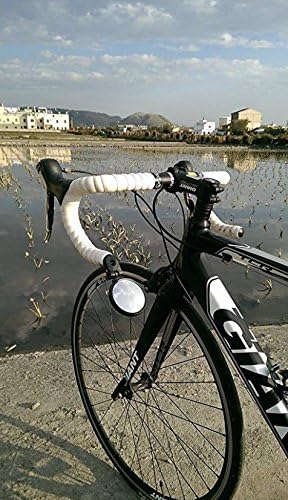 Hafny Bike Mirror, Bike Bar End Mirror, Unbreakable Stainless Steel Lens, Safe Adjustable Rearview Mirror, Cycle, E-bike, HF-MR083/HF-M851-FR03 (Black 62mm Dia)