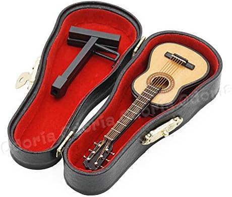 Odoria 1/12 Miniature Guitar Dollhouse Musical Instruments Accessories, Blue