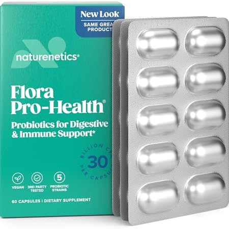 Probiotics for Digestive Health – Individually Sealed, 30 Billion CFU | For Women & Men – 60 Capsules, 60-Day Supply – 5-Strain Blend
