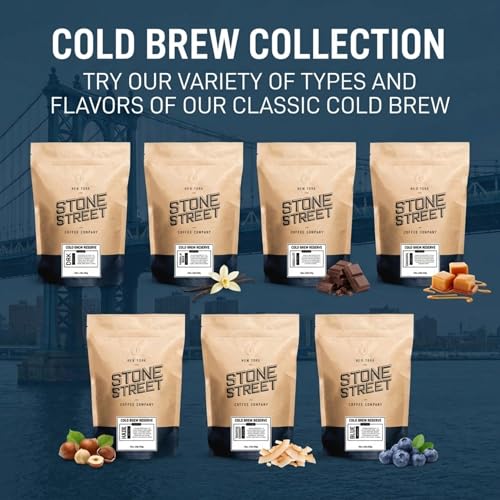 Stone Street Colombian Cold Brew Ground Coffee, Dark Roast, 2 Lb