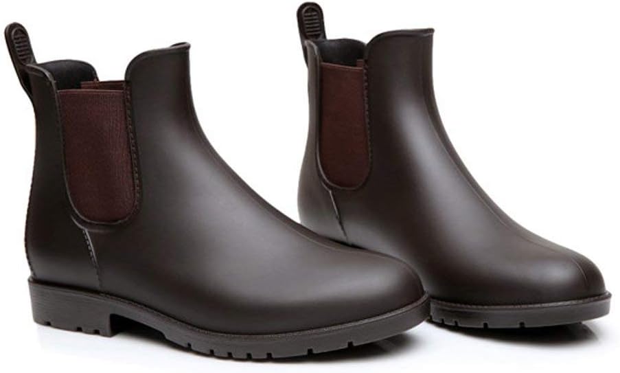 Asgard Women's Ankle Rain Boots Waterproof Chelsea Boots