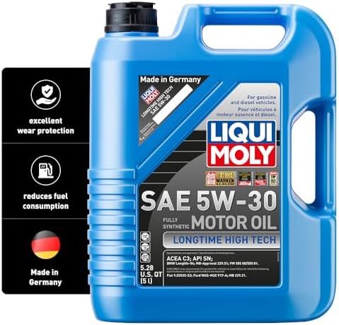 LIQUI MOLY Longtime High Tech SAE 5W-30 | 1 L | Fully synthetic engine oil | SKU: 2038