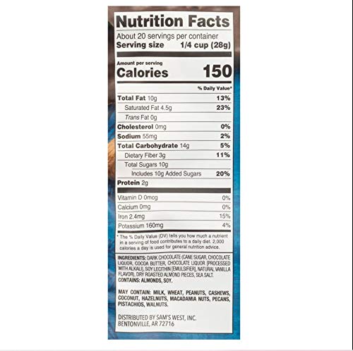Dark Chocolate Almond thins with Sea Salt 2pack