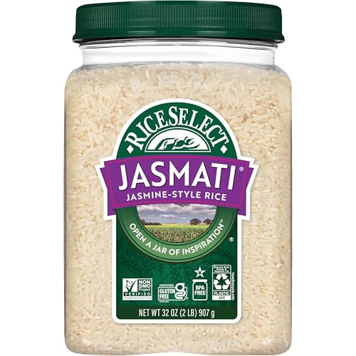 RiceSelect Jasmati Rice, Fragrant Long-Grain Jasmine Rice | Long-grain rice for stovetop, easy to cook, versatile pantry staple, gluten-free, kosher