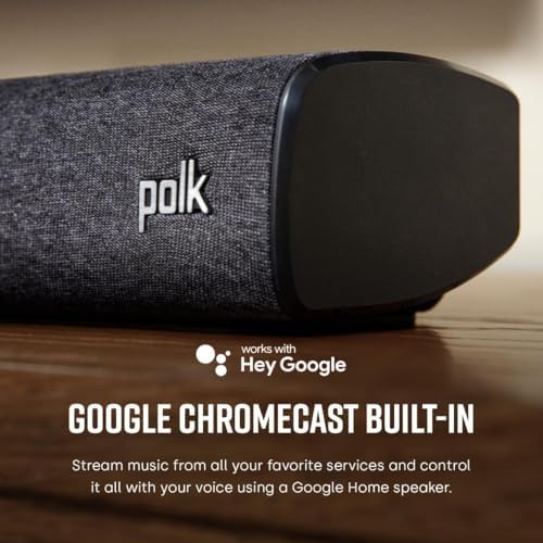 Polk Audio Signa S2 Ultra-Slim Sound Bar for Smart TV with Subwoofer