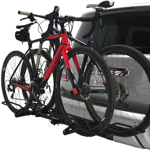 Hollywood Racks, Trail Rider, Hitch Mount Rack, 1-1/4'' and 2'', Bikes: 2 | Carries up to 2 Bikes with Easy Access