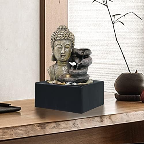 Resin LED Indoor Water Fountains | Office, Home Relocation Gifts