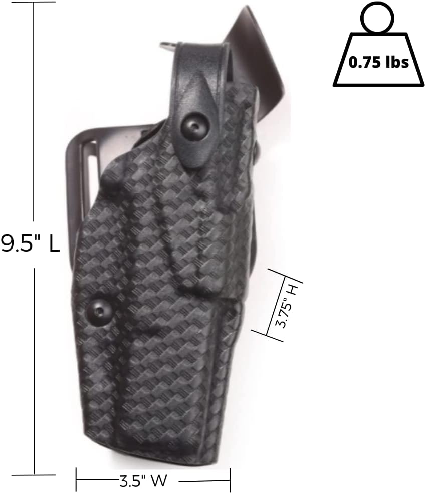 Safariland 6360 ALS/SLS Mid-Ride Duty Rated Level III Retention Holster