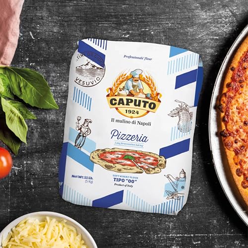 Antimo Caputo Chef's Flour 2.2 LB (Case of 10) - 22 LB Total - Italian Double Zero 00 Flour - Soft Wheat for Pizza Dough, Bread, & Pasta
