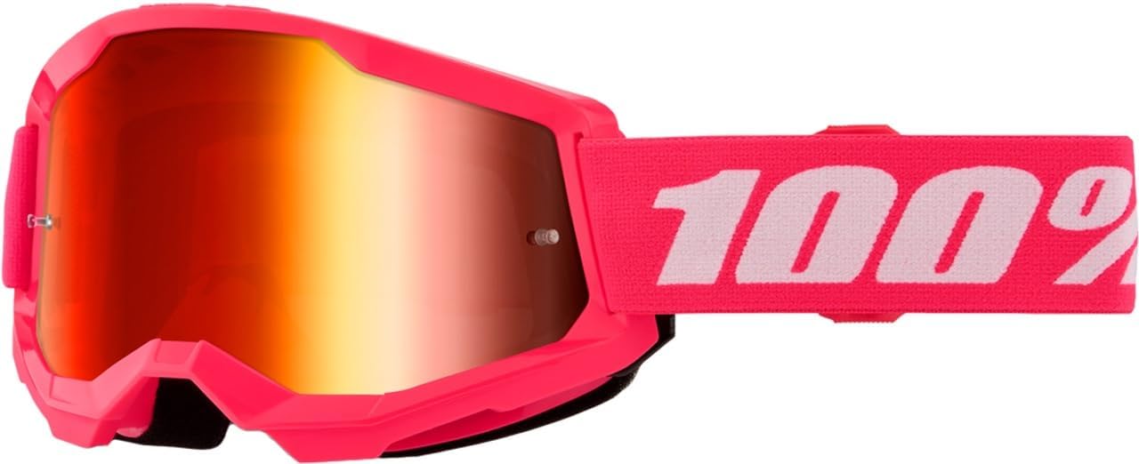 100% STRATA 2 Goggles - Sports Goggles for Motocross & Mountain Biking - Eyewear for Bike Riders - Motocross Eyewear for Men