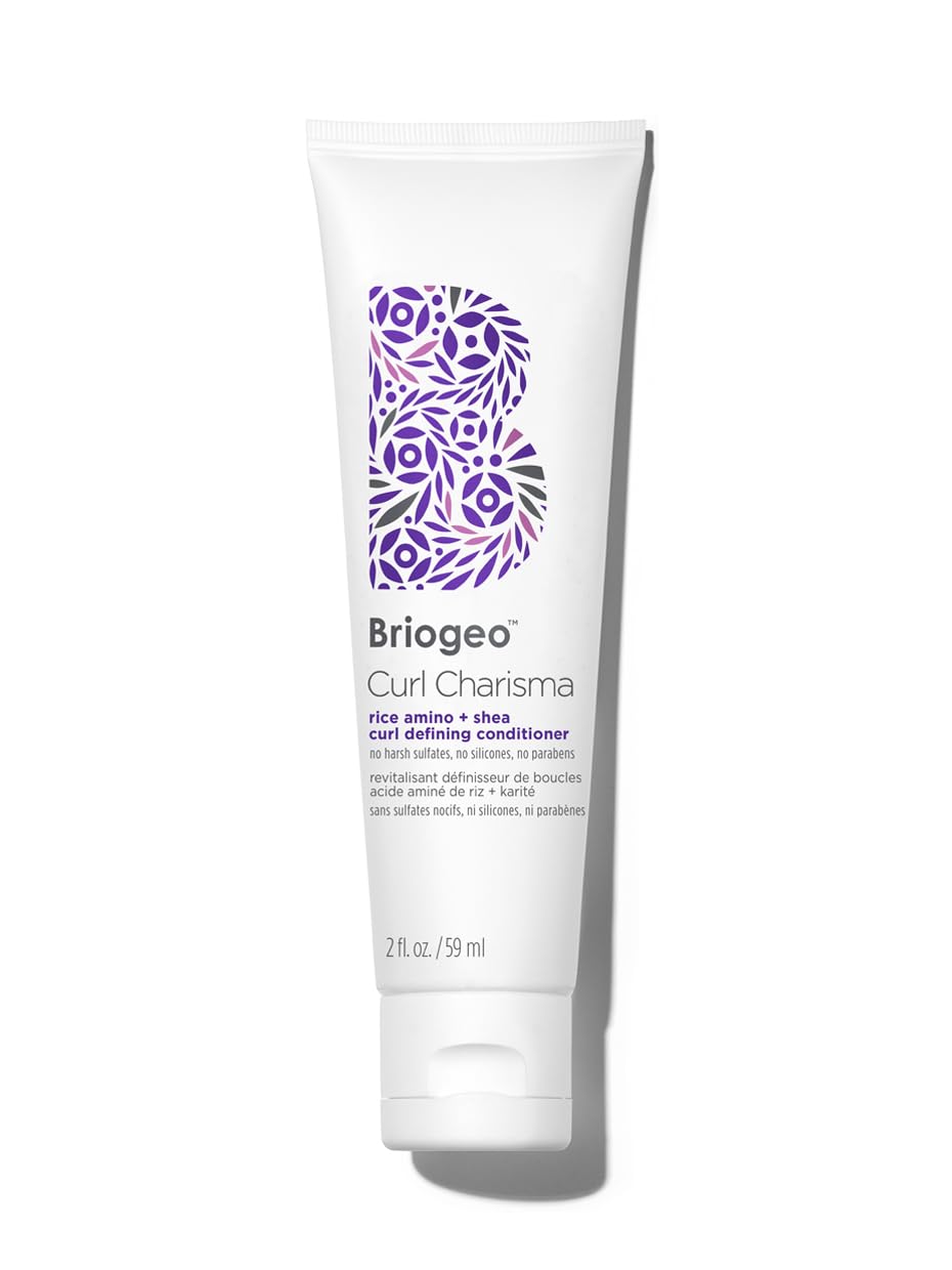 Briogeo Curl Charisma Rice Amino + Avocado Hydrating Conditioner | Define and Moisturize Wavy, Curly, and Coily Hair | Minimize Frizz | Silicone-Free | Vegan & Cruelty-Free