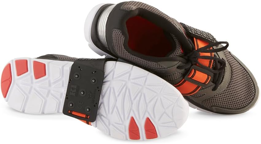 K1 Mid-Sole Ice Cleats for Men & Women - Rotatable Traction Aids For Winter Snow - Hi Vis - Low Profile