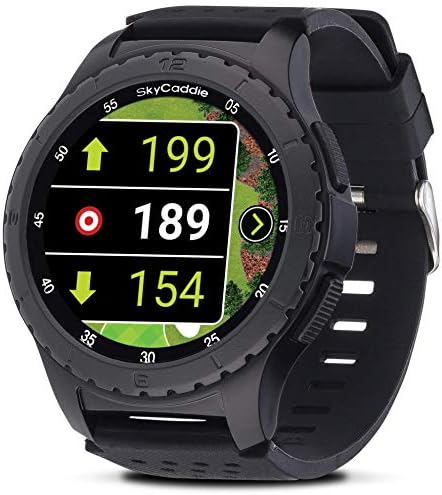 SkyCaddie LX5, GPS Golf Watch with Touchscreen Display and HD Color CourseView Maps, Black, Small
