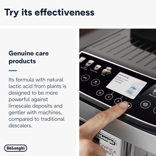 De'Longhi EcoDecalk Universal Descaler, for Coffee Machines 16.90 oz | Safe Formula, Universally Compatible, 15 Month Supply, Easy to Use