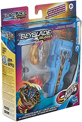 Beyblade Burst Rise Hypersphere Apocalypse Blade Set - Right/Left-Spin Launcher with Right-Spin Battling Top Toy, Ages 8 and Up
