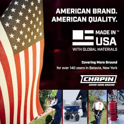 Chapin 3-Gallon Heavy-Duty Steel Compression Sprayer | Tri-Poxy coated steel tank resists corrosion for herbicides, fertilizers and pesticides