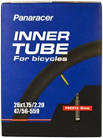 Panaracer Bicycle Tubes with 33mm Presta Valve in Singles and Pairs