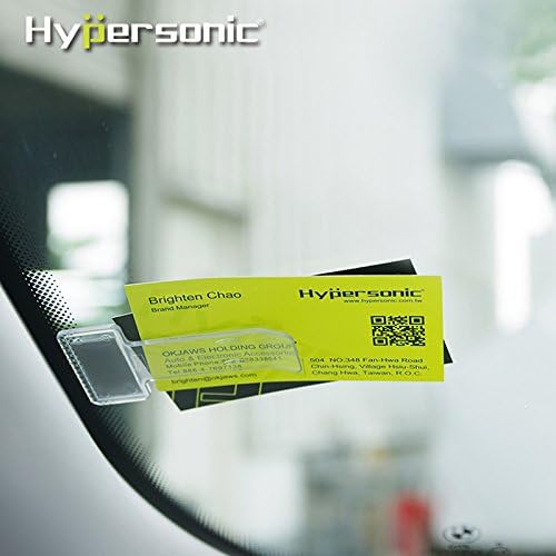 Car Windshield Parking Tickets Holder Transparent Auto Accessories Clip 2PCS