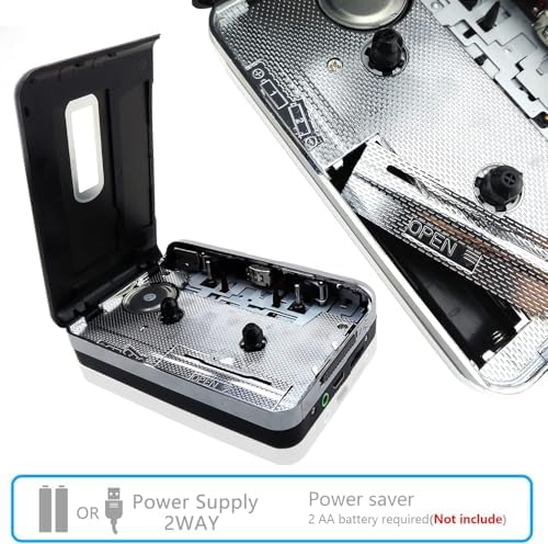 Cassette Tape Player – Portable Tape Player Audio Cassette to Digital Converter