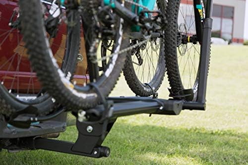 Kuat NV Base 2.0 Hitch-Mounted 2-Bike Rack | Mountain, Road, Gravel Bike, or E-Bike Compatible, No-Tool Install, Pivot System, All-Metal Robust Construction