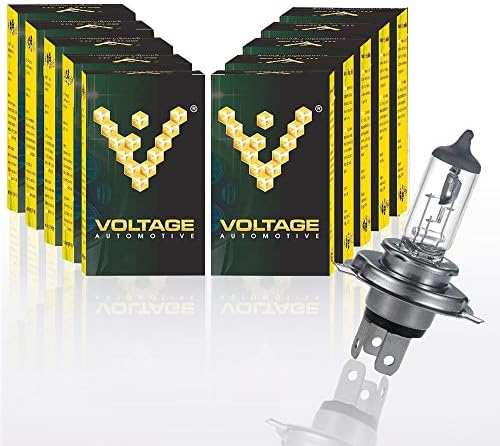 Voltage Automotive H11 Halogen Bulb (10 Pack) - Standard Replacement For High Beam Low Beam Driving Fog Light