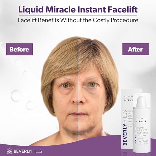 Beverly Hills Instant Facelift Anti Aging Eye Serum Treatment for Dark Circles, Puffy Eyes, Wrinkles, Under Eye Bags, Fine Lines