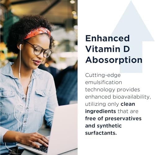 Designs for Health Hi-Po Emulsi Vitamin D Drops - Liquid Vitamin D 2000 IU