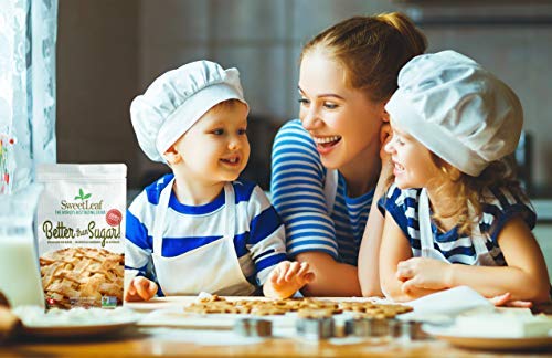 SweetLeaf Better Than Sugar Sweetener Alternative - 12.7 Oz | Powdered Sugar Substitute with Stevia & Erythritol, Use for Frosting, Baking, Coffee, Keto Friendly