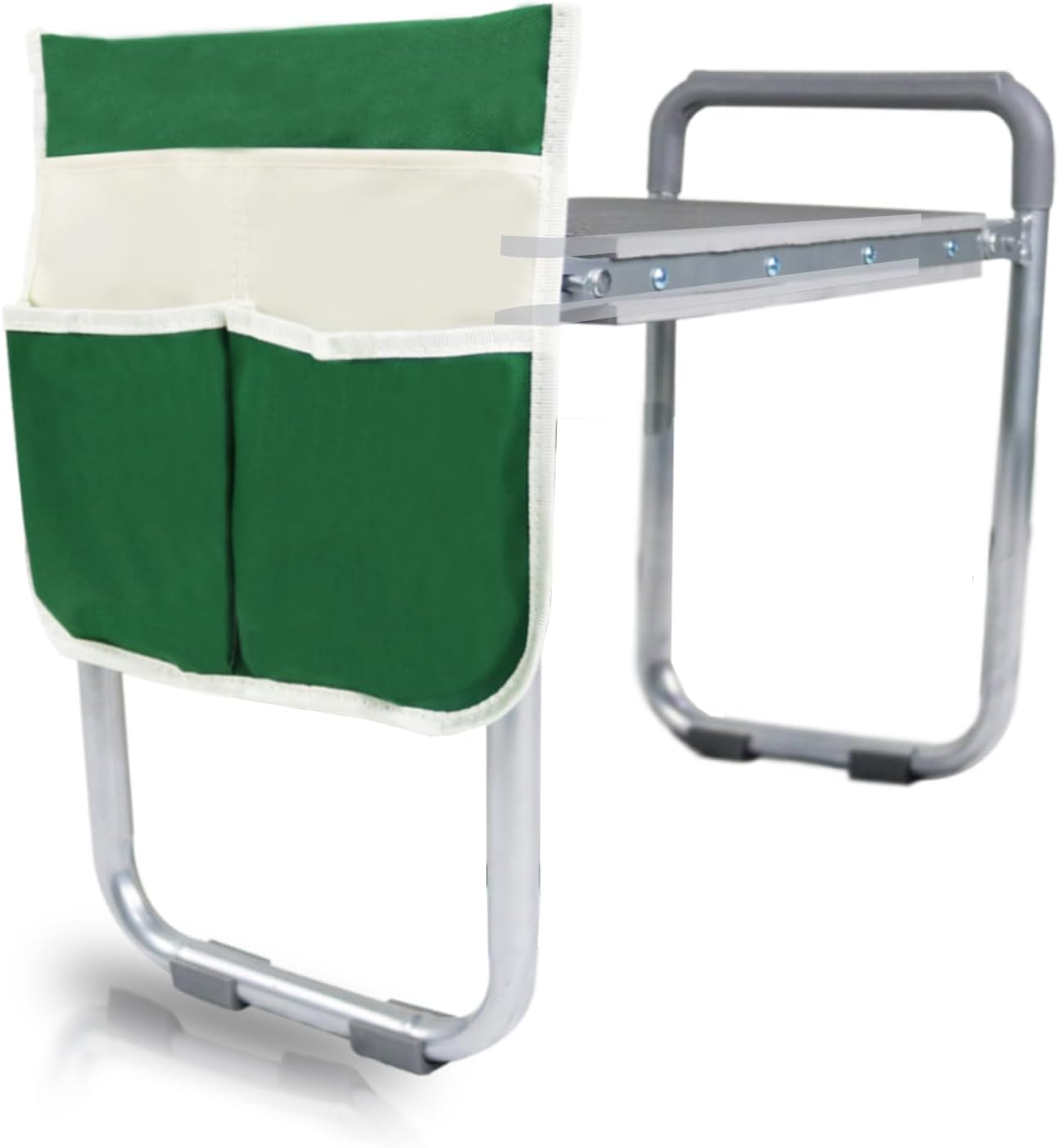 BESTHLS Garden Kneeler and Seat - Heavy Duty Folding Stool with Thick Pad, Tool Pouch, 330 lbs Capacity - Knee & Back Support, Perfect for Seniors, Women, Men