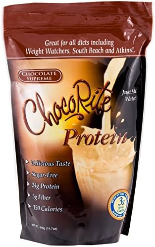 HealthSmart Chocorite Protein Shake Powder, Banana Cream, 14.7 Ounce