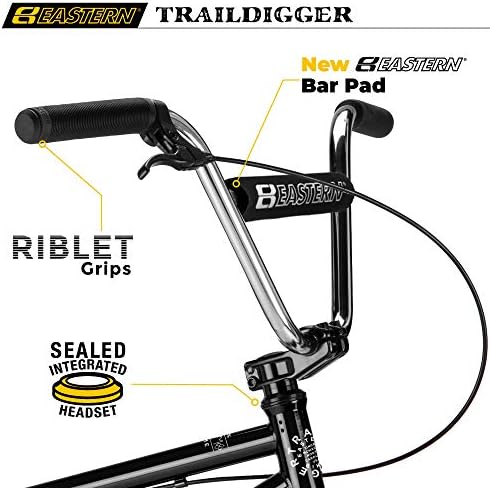 Eastern Bikes Eastern BMX Bikes - Element Model 20 Inch Bike. Lightweight Freestyle Bike Designed by Professional BMX Riders at