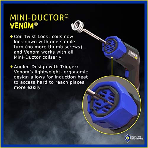 INDUCTION INNOVATIONS - Mini-Ductor Venom Portable Induction Heater With Coil Twist Lock