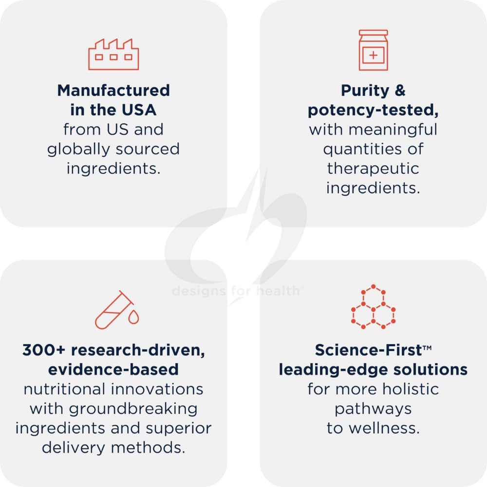 Designs for Health ProbioSpore - Powerful Spore Based Probiotic, Soil-Based Probiotics Supplement - Shelf Stable Gut + Immune Support