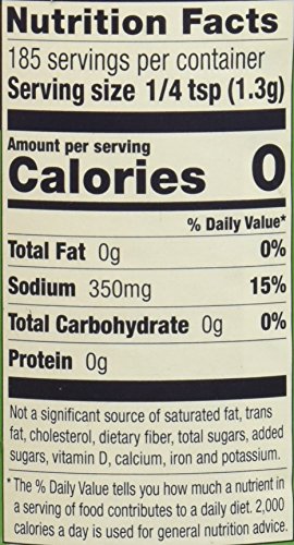 Morton Garlic Sea Salt, Seasoning Blend, 8.5 oz, 1 Pack | with ground garlic and parsley, no MSG, multi-pack shaker for spice rack, grilling seasoning