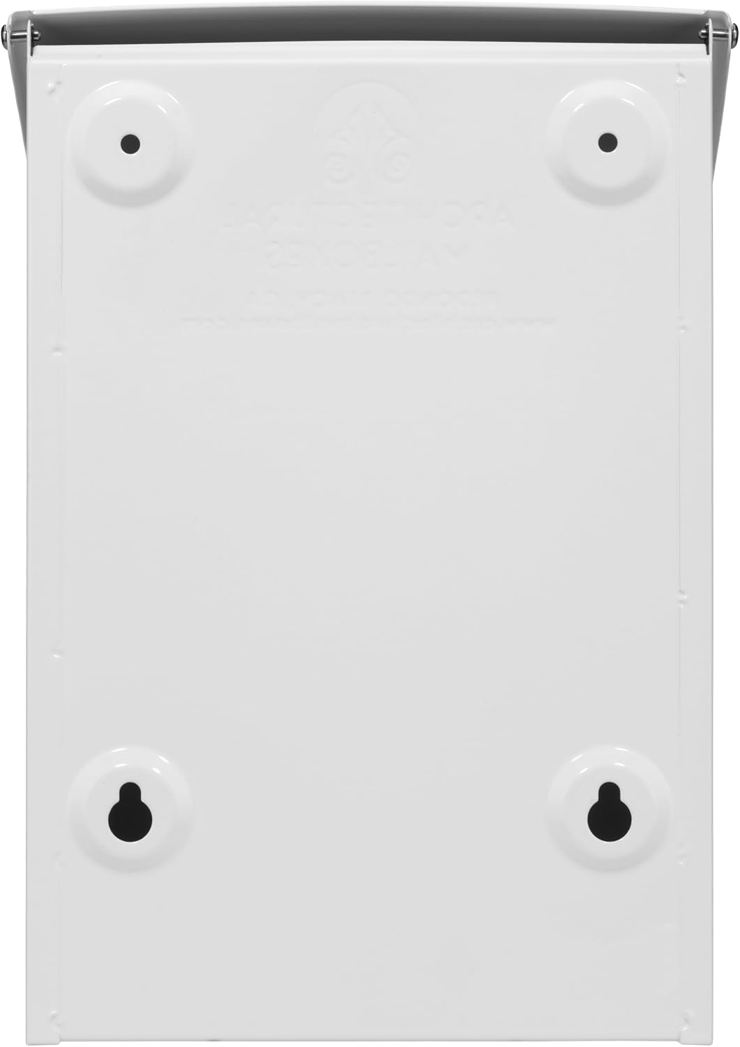 Architectural Mailboxes 2681B Black Marina Wall Mount Mailbox, Small | Galvanized steel build for outside with weather-resistant outdoor construction and a rust-resistant powder-coat finish.