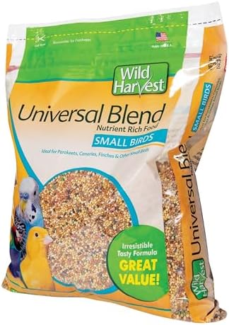 Wild Harvest Universal Blend For Small Birds 3 Pounds, Foritified Nutrition