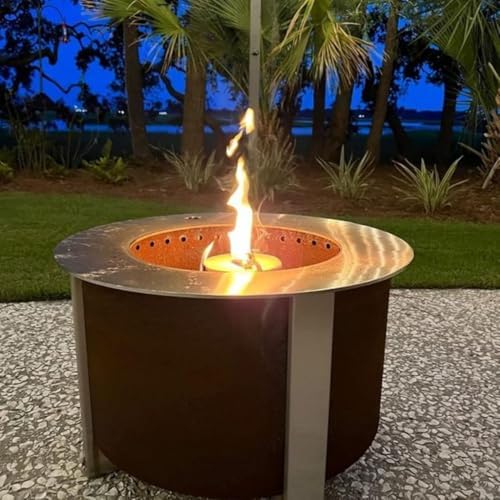 The Original OneLogFire (6) Pack | Swedish Fire Log | Swedish Torch | One Log Campfire | for Outdoor Firepit | Campfire | Bonfires | Fireplace