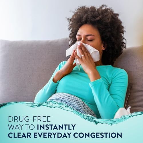 Vicks Sinex Saline Moisturizing Nasal Spray, with Aloe, Drug Free Ultra Fine Mist, Clear Everyday Sinus Congestion Fast