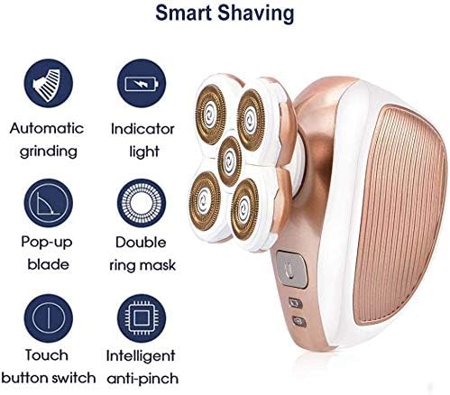 Painless Electric Razor for Women, Rechargeable Waterproof Electric Shaver