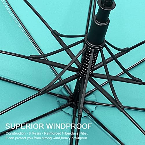G4Free UV Golf Beach Umbrella 68”Auto Open Extra Large Sun Shade Umbrellas
