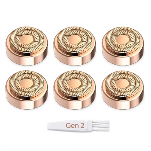 Replacement Heads for Finishing Touch Flawless Generation 2 Facial Hair Remover, 2 Count